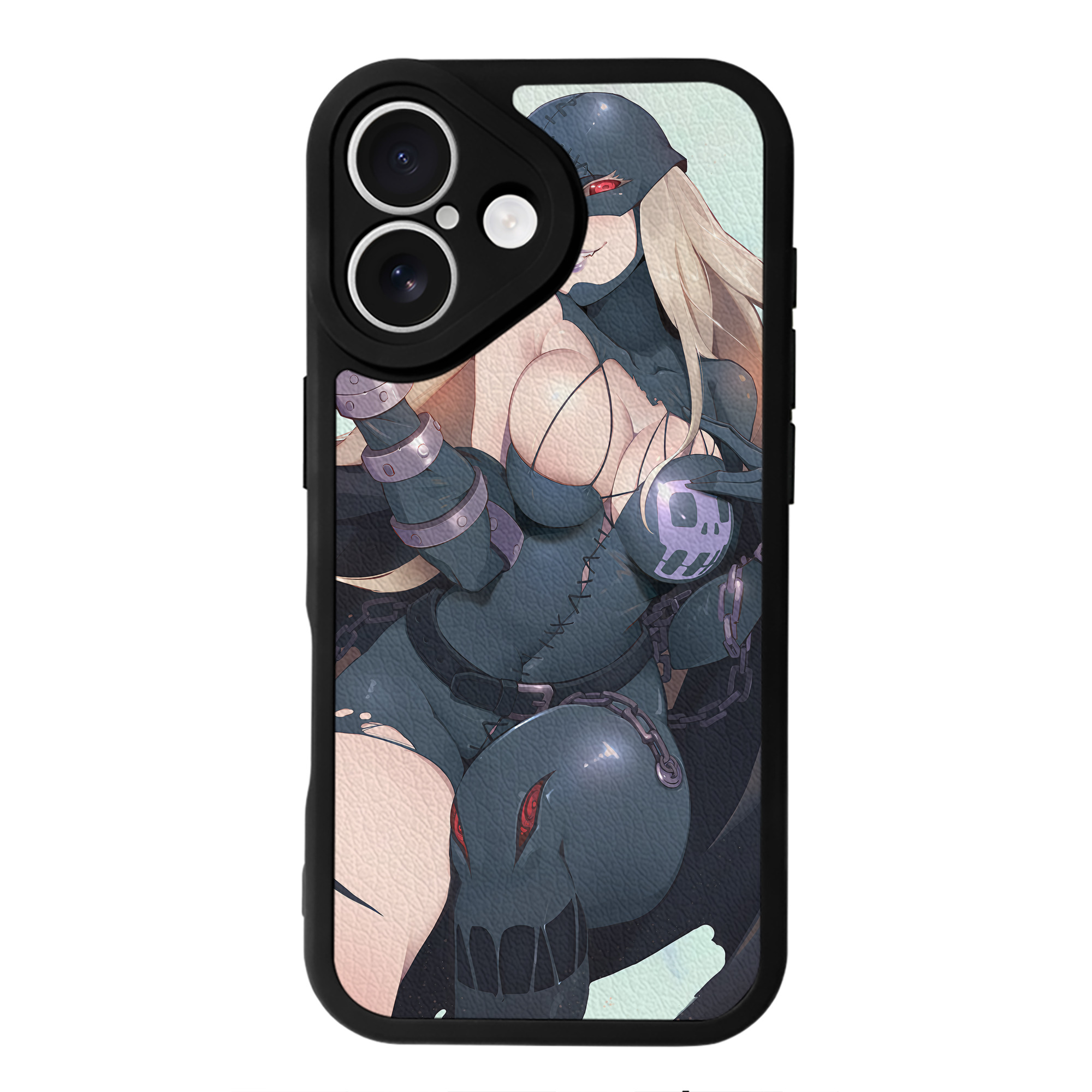（画像用） Digimon デジタルモンスター/デジモン 【iPhone 16シリーズ対応】シリコンスマホケース（レザー調） 材質：シリコン